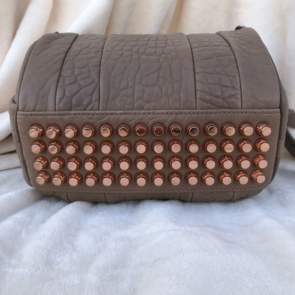 ALEXANDER WANG ROCKIE LATTE ROSE GOLD EXCELLENT